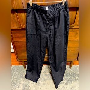 Gap Wide leg cropped linen Pants